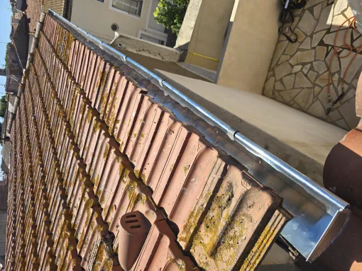 Remplacement d'une gouttière en zinc et descente de gouttière en PVC à Sérignan, Sérignan, FAZ Concept