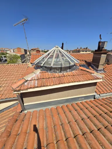 Rénovation des éléments de jonction d'étanchéité de la toiture à Béziers, Sérignan, FAZ Concept
