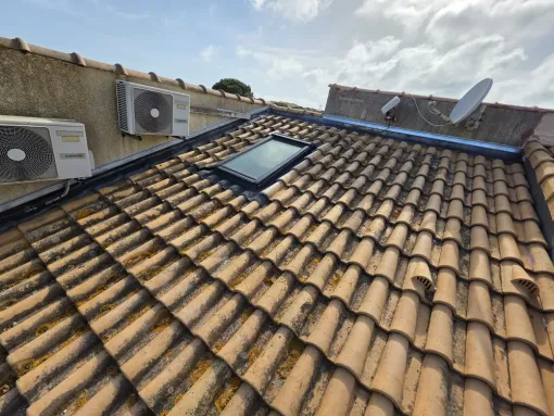Remplacement d'un VELUX et réfection des solins en plomb à Saint-Pierre, Sérignan, FAZ Concept