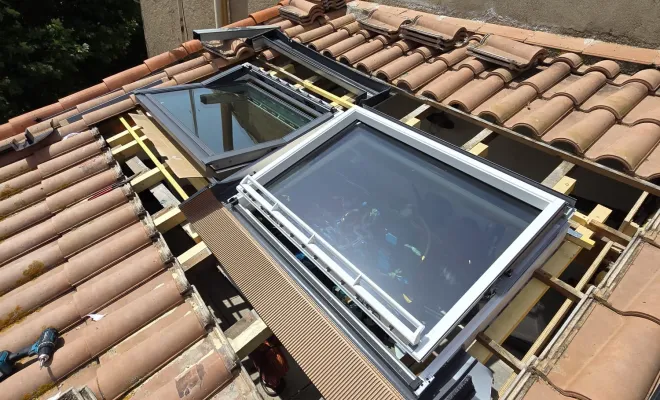 Faz Concept illumine un patio à Vendres avec l'installation de Velux, Sérignan, FAZ Concept