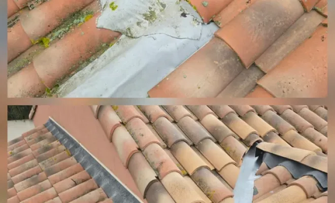 Remplacement d'une noue en zinc à Vendres, Sérignan, FAZ Concept
