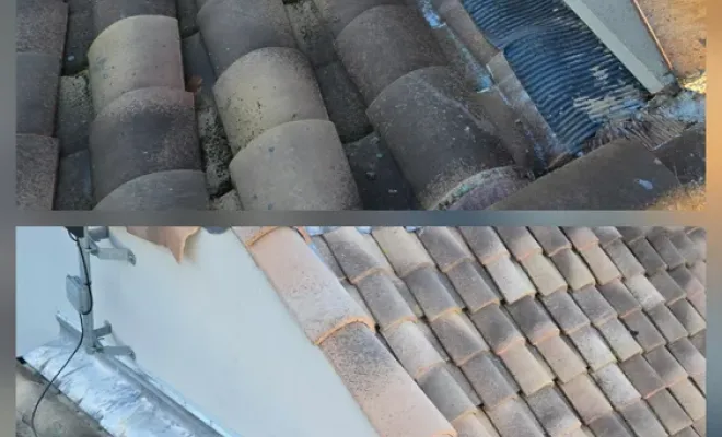 Réfection des solins en plomb et remplacement de faitage à Bessan, Sérignan, FAZ Concept